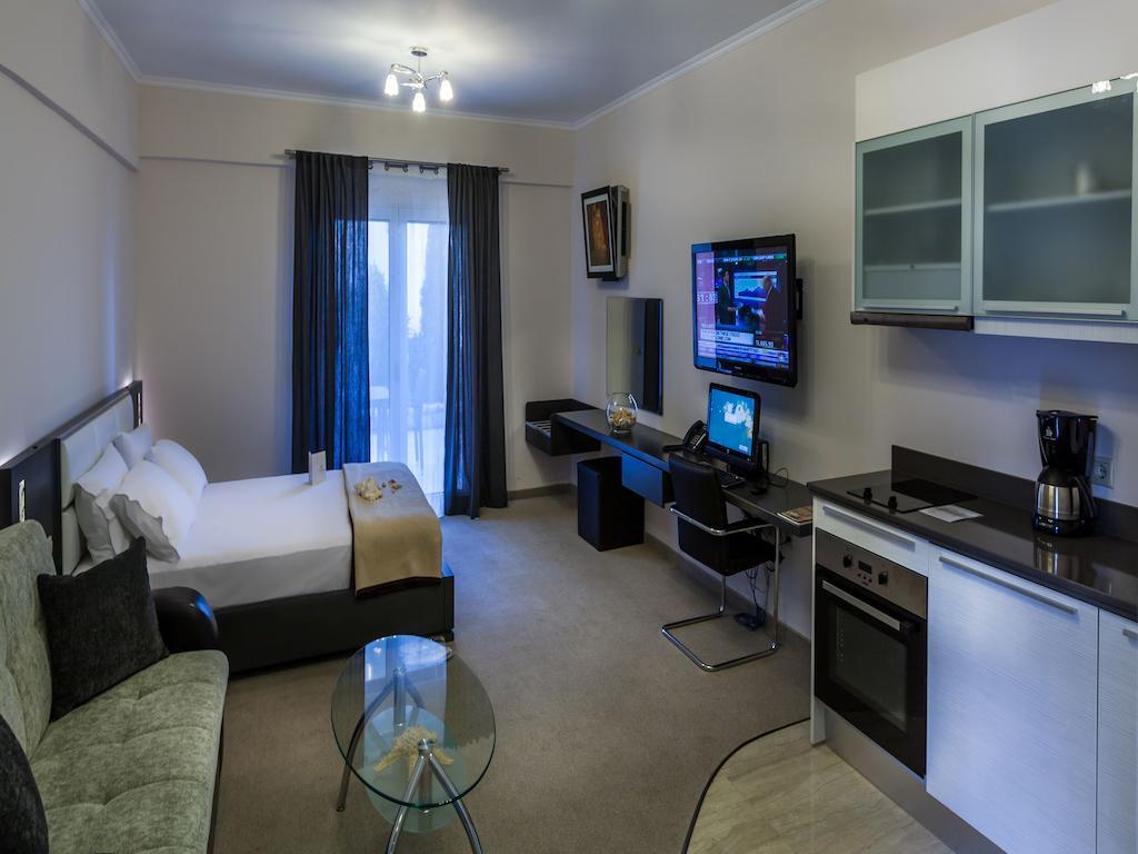 Pearl Bay Hotel Apartments Vrontádos Стая снимка